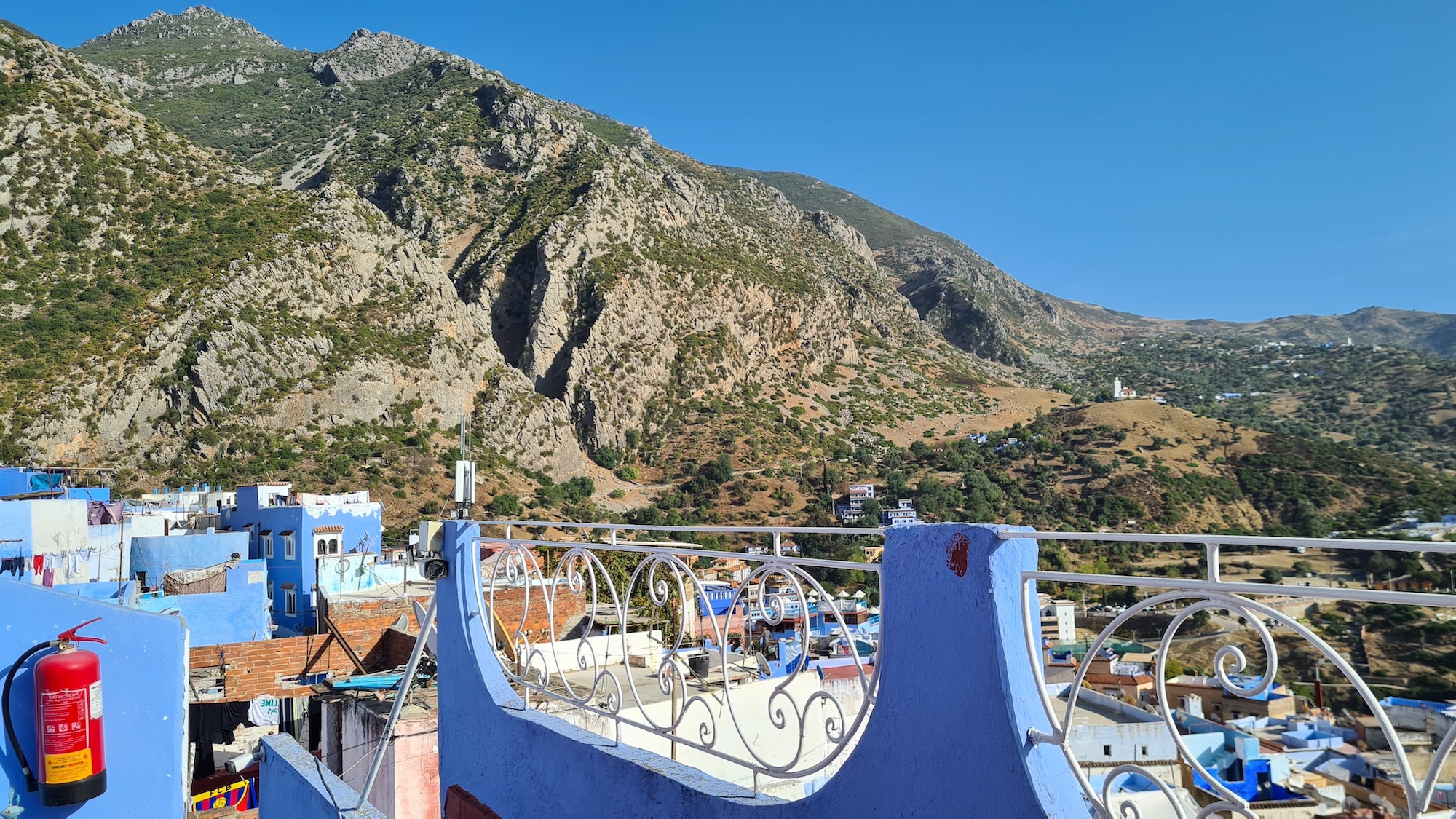 Ausblick von der Dachterrasse